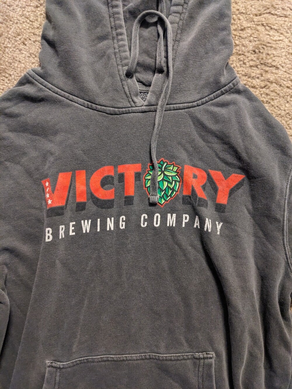 Grey Victory Brewing Hoodie - Men's M
